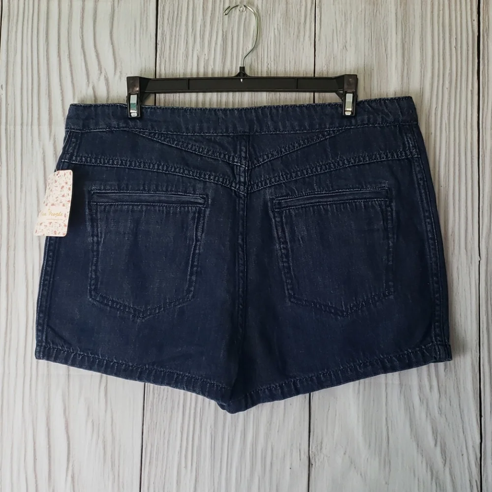 Free people lumineer sailor Jean short pinup retro vintage